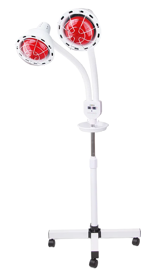 LIROMA® Infrarød lampe Dobbel hode – 507 – Ideell for hjemmebruk