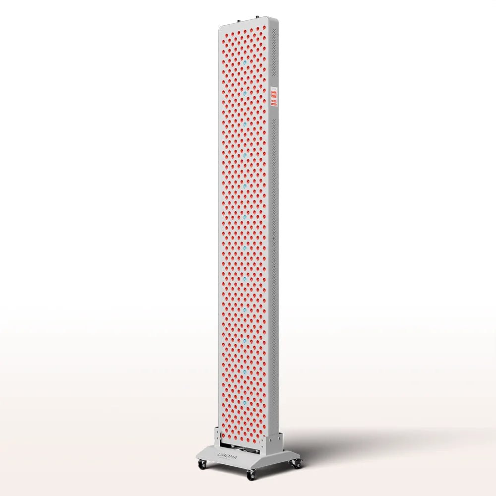 Liroma PrimeForce RL600 roodlichttherapie paneel op vloerstandaard